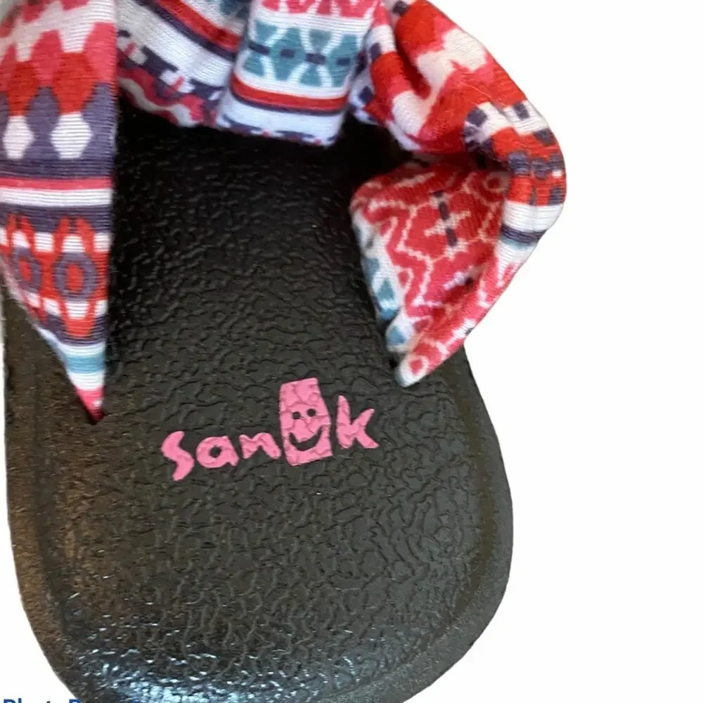 Sanuk Yoga Mat Sandals Little Girls Sz 9/10
